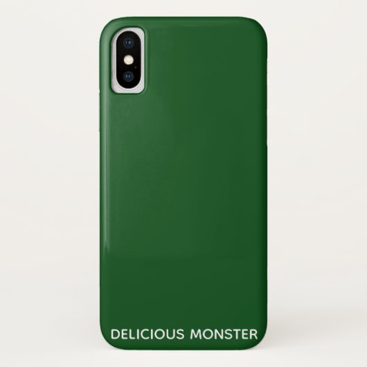 Coques Case-Mate iPhone Delicious Monster green color name (Dos)