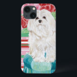 Etui iPhone 13 Della Rose Maltese<br><div class="desc">Animaux</div>