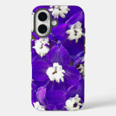 Coques Case-Mate iPhone Delphinium violet profond Floral (Verso)