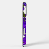 Coques Case-Mate iPhone Delphinium violet profond Floral (Verso / Droite)
