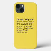 Coques Case-Mate iPhone Demande de conception (Verso)