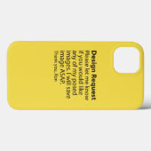 Coques Case-Mate iPhone Demande de conception (Verso (horizontal))