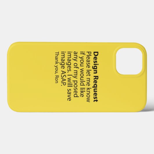 Coques Case-Mate iPhone Demande de conception (Verso (horizontal))