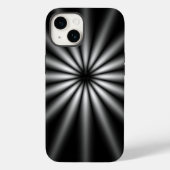 Coques Case-Mate iPhone Démarrage en acier inoxydable foncé (Verso)
