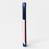 Coques Case-Mate iPhone demi de pays des Etats-Unis de drapeau des (Dos/Gauche)