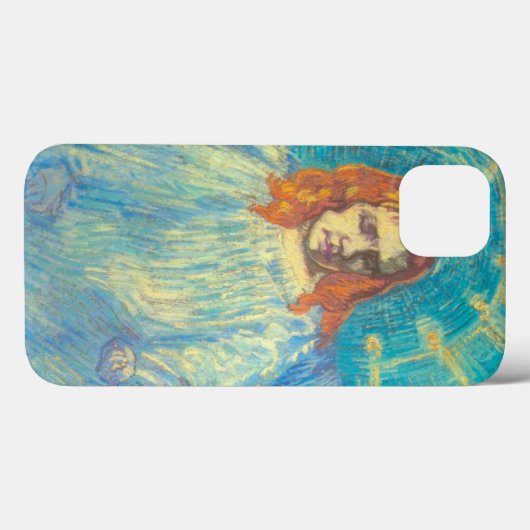 Coques Case-Mate iPhone Demi-figure d'un ange par Vincent van Gogh (Verso (horizontal))