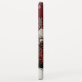 Coques Case-Mate iPhone demoiselle de Noël rétro art déco (Dos/Droite)