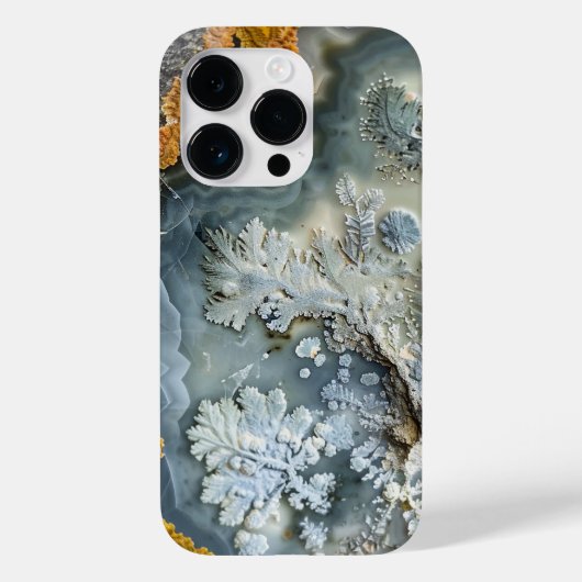 Coques Case-Mate iPhone Dendrite Crystals Stone Macro Photographie (Verso)