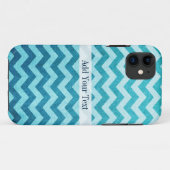 Coques Case-Mate iPhone Denim Chevron par Shirley Taylor (Dos (Horizontal))