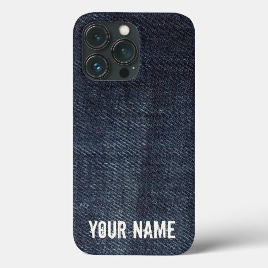 Coques Case-Mate iPhone Denim fabric texture de jeans (Verso)