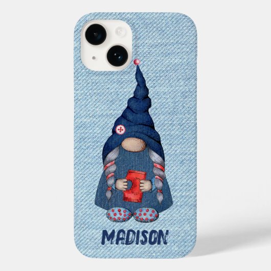 Coques Case-Mate iPhone Denim Gnome Coque-coque iphone de l'Eat (Verso)