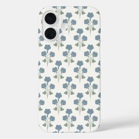 Coques Case-Mate iPhone Denim Poussiéreux & Botanique Côtière de Pêche (Verso)
