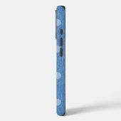 Coques Case-Mate iPhone Denim Washed Polka Dot (Verso / Gauche)