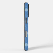 Coques Case-Mate iPhone Denim Washed Polka Dot (Verso / Droite)