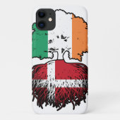 Coques Case-Mate iPhone Denmark Danish Irish Ireland Tree Roots Flag (Dos)