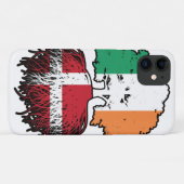 Coques Case-Mate iPhone Denmark Danish Irish Ireland Tree Roots Flag (Dos (Horizontal))