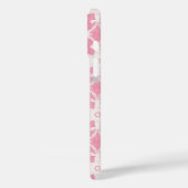 Coques Case-Mate iPhone Dentelle antique - blanc et rose (Verso / Gauche)
