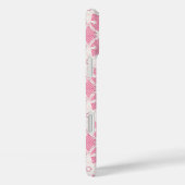 Coques Case-Mate iPhone Dentelle antique - blanc et rose (Verso / Droite)