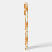 Coques Case-Mate iPhone Dentelle antique - orange et crème (Verso / Gauche)