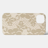 Coques Case-Mate iPhone Dentelle beige (Verso (horizontal))