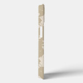 Coques Case-Mate iPhone Dentelle beige (Verso / Droite)