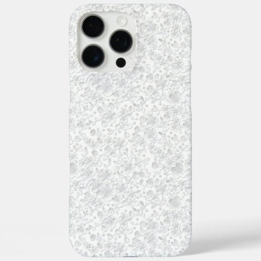Coques Case-Mate iPhone Dentelle blanche (Verso)