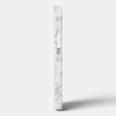 Coques Case-Mate iPhone Dentelle blanche tombante (Verso / Gauche)