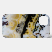 Coques Case-Mate iPhone Dentelle d'argent Onyx (Verso (horizontal))