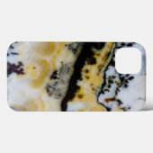 Coques Case-Mate iPhone Dentelle d'argent Onyx (Verso (horizontal))