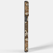 Coques Case-Mate iPhone Dentelle de campagne en cuir vintage Look femmes (Verso / Droite)