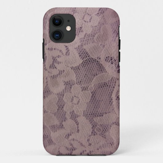 Coques Case-Mate iPhone Dentelle de lavande (Dos)