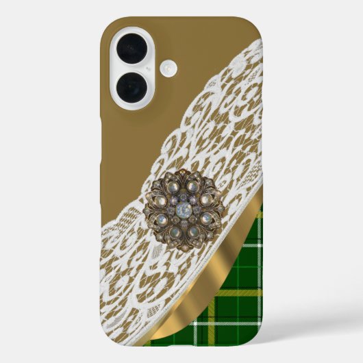 Coques Case-Mate iPhone Dentelle écossaise (Verso)