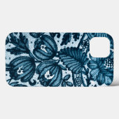 Coques Case-Mate iPhone Dentelle florale élégante féminine (Verso (horizontal))