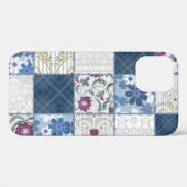 Coques Case-Mate iPhone Dentelle florale : Patchwork Arrière - plan sans c (Verso (horizontal))