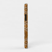 Coques Case-Mate iPhone Dentelle Fractale Caramel (Dos/Droite)