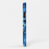 Coques Case-Mate iPhone Dentelle hawaïenne de Wahine Turquoise (Dos/Droite)