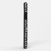 Coques Case-Mate iPhone Dentelle nette noire avec le motif de léopard sur (Dos/Droite)