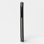 Coques Case-Mate iPhone Dentelle noire, oreiller jetable ouvert (Dos/Gauche)