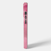Coques Case-Mate iPhone Dentelle rose chic (Verso / Gauche)