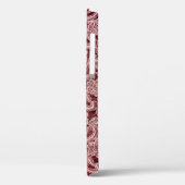 Coques Case-Mate iPhone Dentelle rose, motif de roses anciennes. (Verso / Gauche)