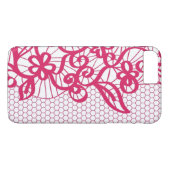 Coques Case-Mate iPhone Dentelle rouge (Dos (Horizontal))