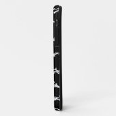 Coques Case-Mate iPhone Dentelle vintage tatouée (Dos/Gauche)