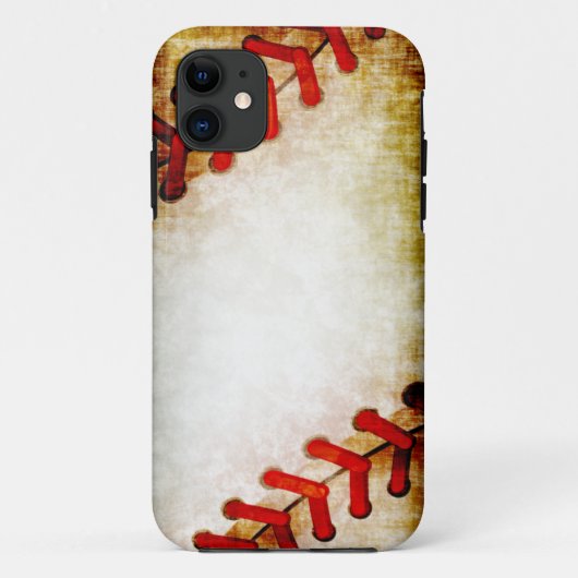 Coques Case-Mate iPhone Dentelles de base-ball (Dos)