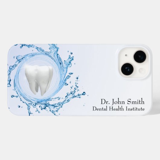 Coques Case-Mate iPhone Dentiste professionnel Dental Dental Eau dentaire  (Verso (horizontal))