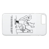 Coques Case-Mate iPhone Dentiste traitant un patient Cartoon (Dos (Horizontal))