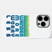 Coques Case-Mate iPhone Déplacement plus inquiétant Moins/dégradé bleu (Verso (horizontal))