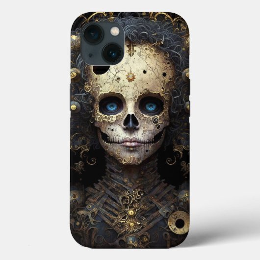 Coques Case-Mate iPhone Déplaisant crâne gothique Imaginaire foncé Art (Verso)