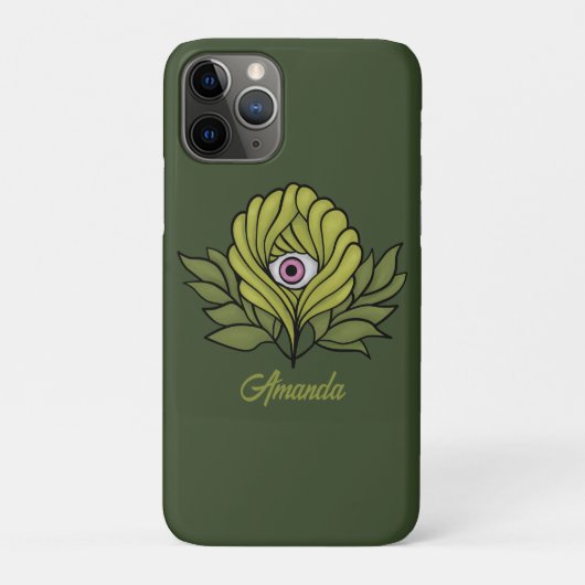 Coques Case-Mate iPhone Déplaisant mignon Plante printemps vert Imaginaire (Dos)