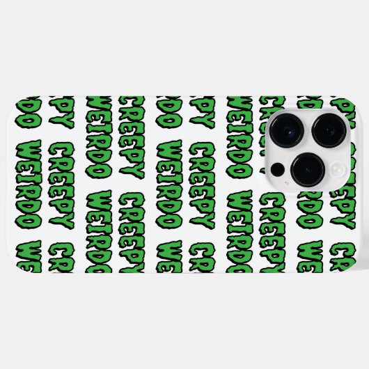 Coques Case-Mate iPhone Déplaisant Weirdo (Verso (horizontal))