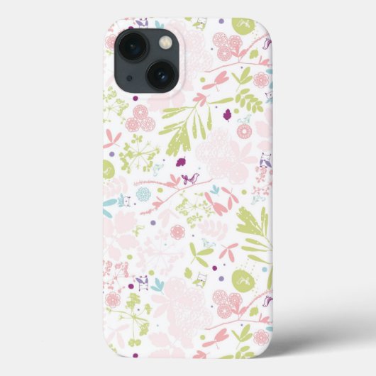 Coques Case-Mate iPhone déploiement de motif floral (Verso)